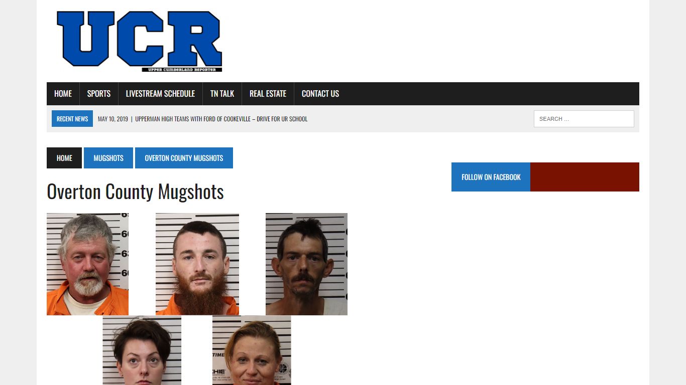 Overton County Mugshots | Upper Cumberland Reporter