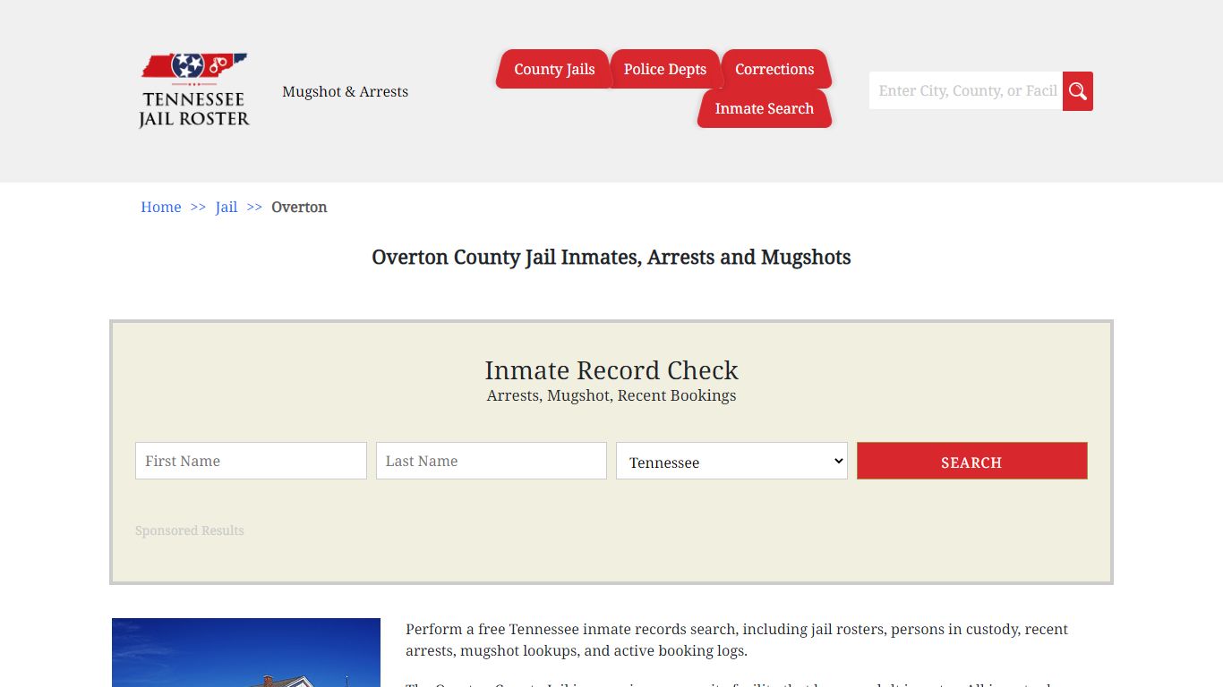 Overton County Jail Inmates, Arrests and Mugshots